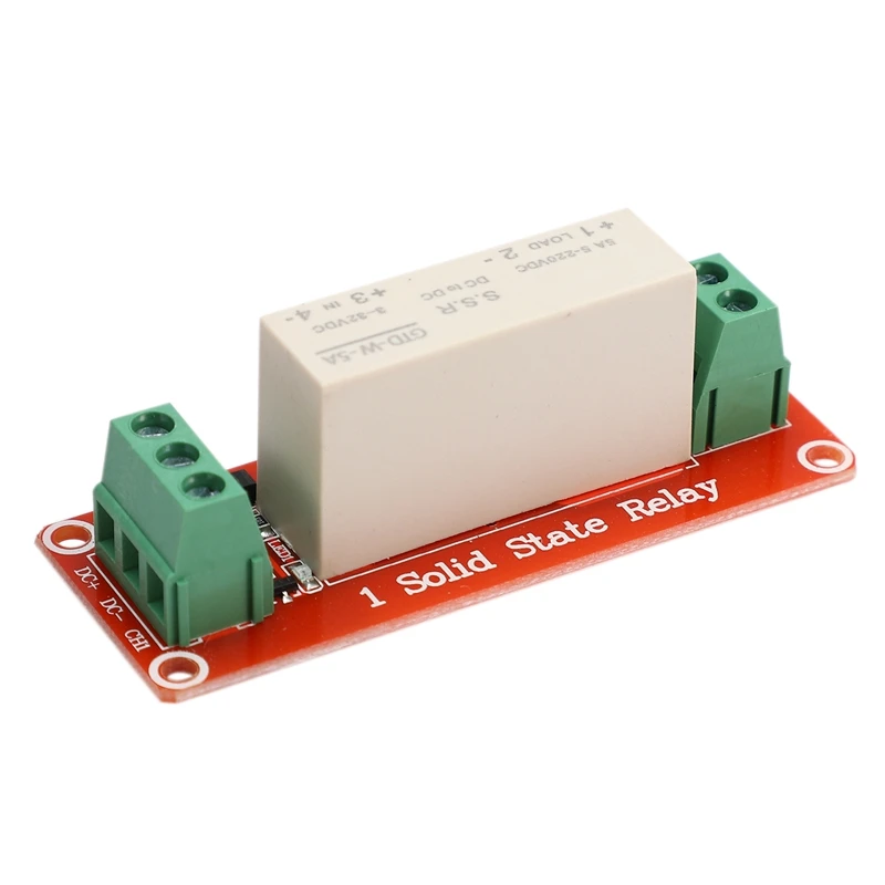 1 канал SSR твердотельный релейный модуль высокий-низкий триггер 5A 3-32V для Arduino Uno R3