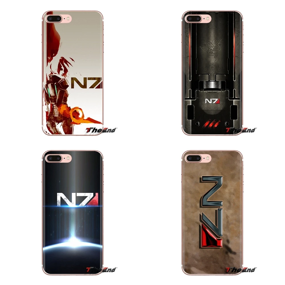 anime Mass Effect N7 For Xiaomi Redmi 4A S2 Note 3 3S 4 4X 5 Plus 6 7 6A Pro Pocophone F1 Transparent Soft Shell Covers |
