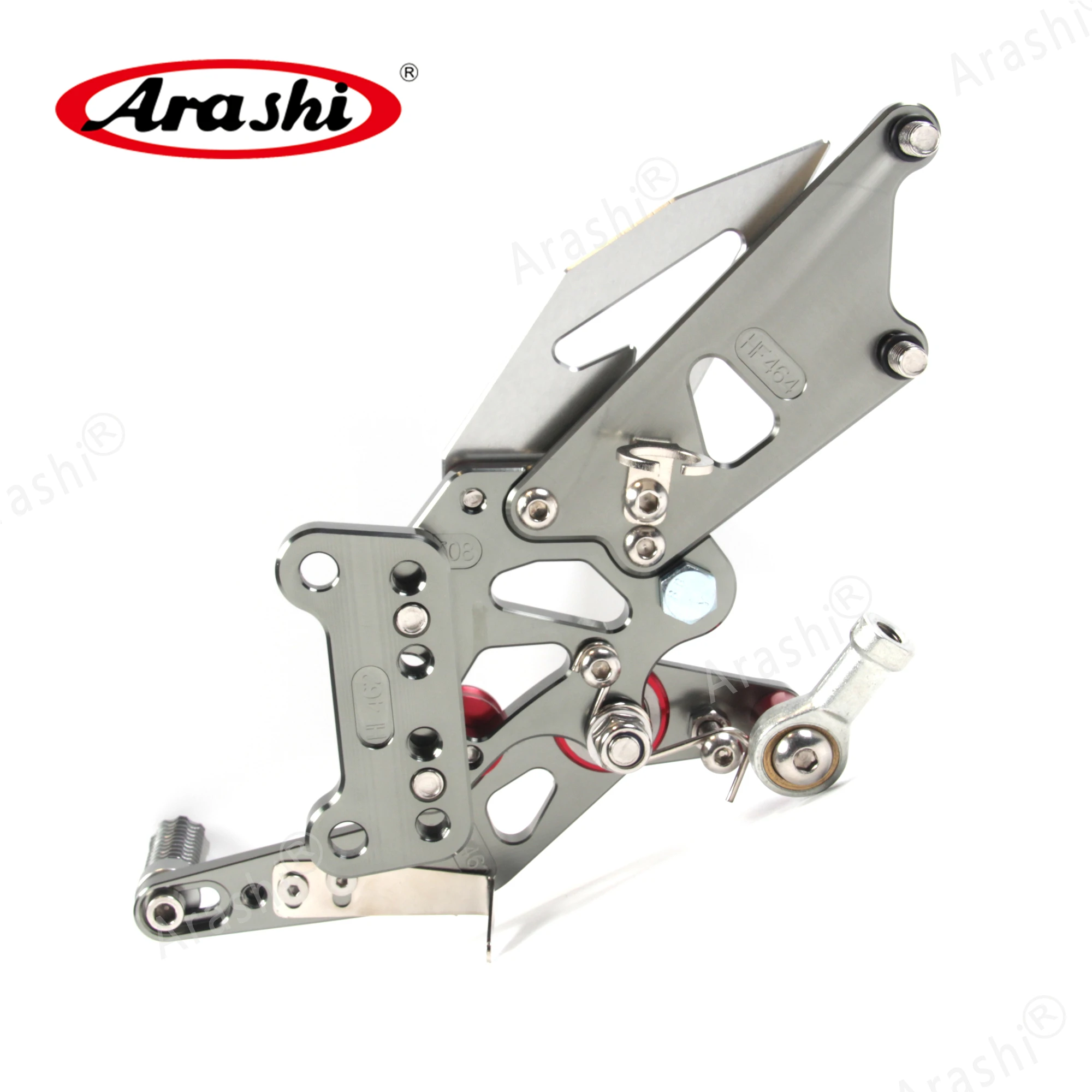 Arashi CNC Регулируемая Rider задняя Подножка для KAWASAKI NINJA 250R 2008-2012 подножки задние наборы 250 R 2009 2010 2011 08 09 10