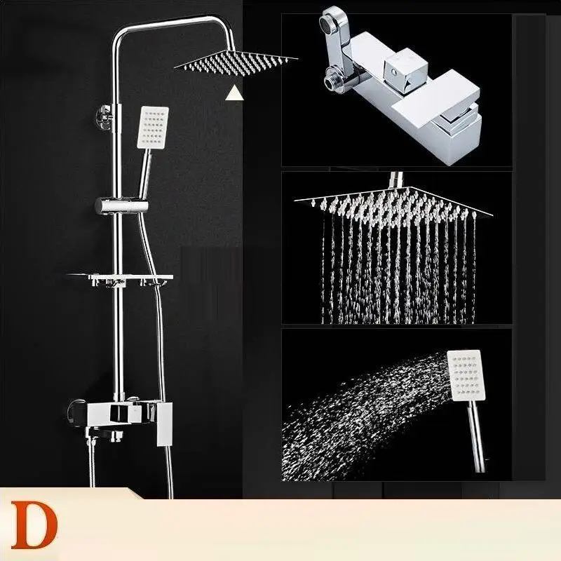 Doccia Regendouche Douchette Electronica Choveiro Piscina Regadera De Ducha Eletrico Do Banheiro Chuveiro Douche душевой набор - Цвет: Version F