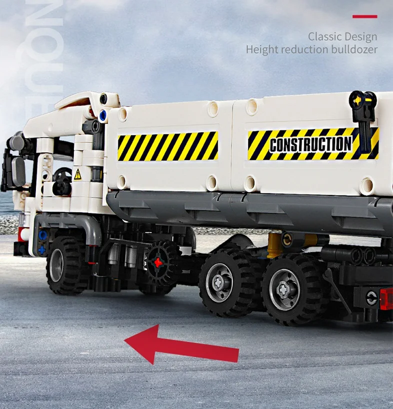 Ewellsold Technic Mack Anthem, Совместимая модель грузовика, строительные блоки для мальчиков, подарки на день рождения, детские игрушки для детей, 1202 шт