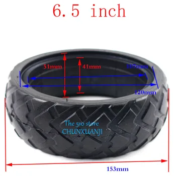 

6.5 Inches Porous Design Hollow Damping Solid Tyre Non-Pneumatic Tire for 2 Wheels Hoverboard Self Balancing Electric Scooter