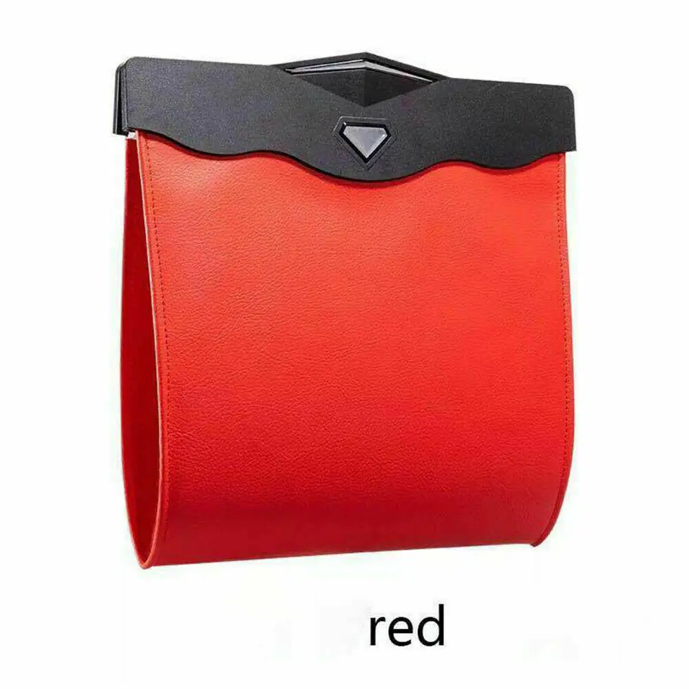 C1 Multi-function LED Light Car Chair Back Hanging Folding Storage Bag Garbage Bags - Цвет: C1