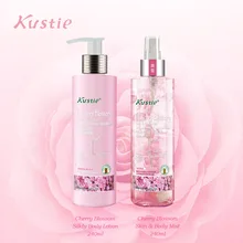 Kustie осень-зима наборы для ухода за кожей спрей для тела 240 мл+ крем для тела 240 мл натуральный глубокое очищение увлажняющий отбеливающий уход за телом