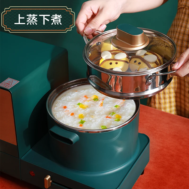 breakfast machine home mini multi-functional four-in-one fully automatic small oven toaster bread machine maker