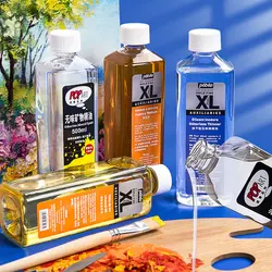 Pebeo 500ML Oil Paint Thinner Colorless And Odorless Oil Paint Medium Art Supplies Painting Tools Oil Paint Additive Drawing Art