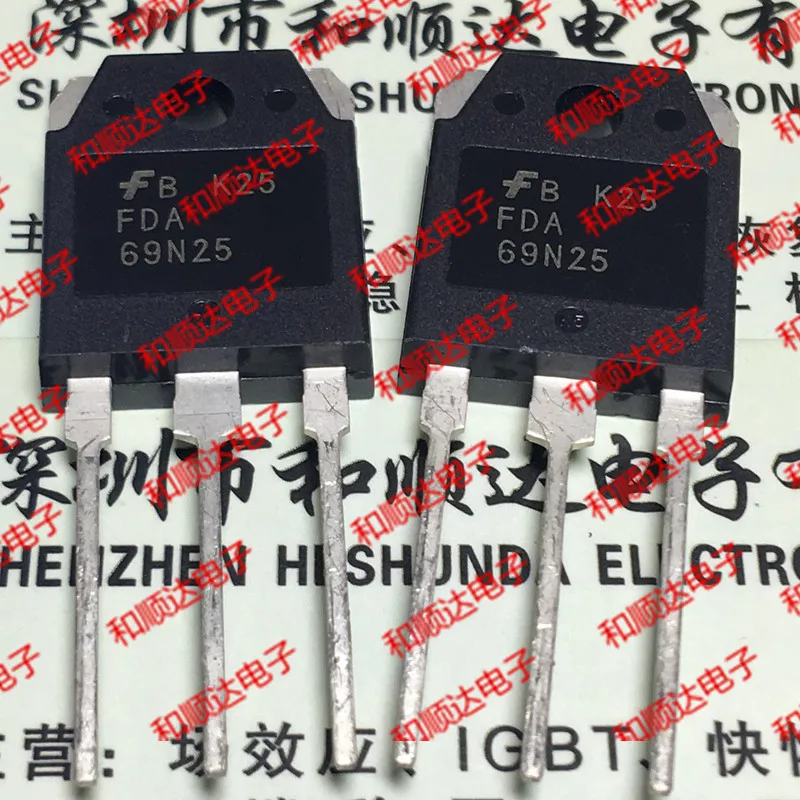 2 шт./FDA69N25 TO-3P 250V 69A TO3P