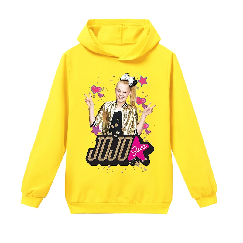 H1246 JOJO siwa/новая детская одежда; топы с длинными рукавами; толстовки с капюшоном; футболка для малышей на Рождество и День рождения; Одежда для маленьких девочек; свитер для малышей - Цвет: H1246