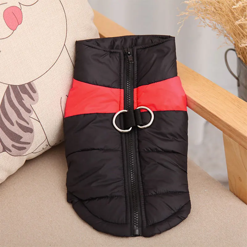 Winter Waterproof Pet Dog Jacket Large Dog Winter Warm Pet Dog Vest Jacket Comfortable Skin-Friendly Dog Clothing Jacket S-5XL - Цвет: red