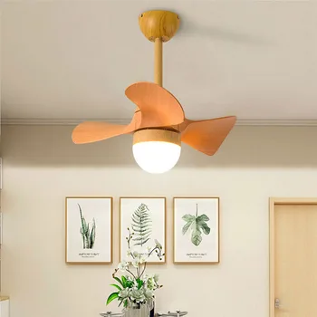 

Fan lamp Ceiling fans lights Light Children Room Modern Simple LED DC 220v 110V Household ventilator lamp remote control ceeling