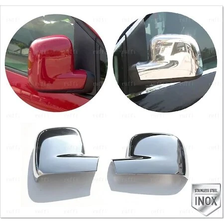 To Fit 2004 - 2010 Volkswagen Transporter T5 / Caravelle Chrome Mirror  Covers