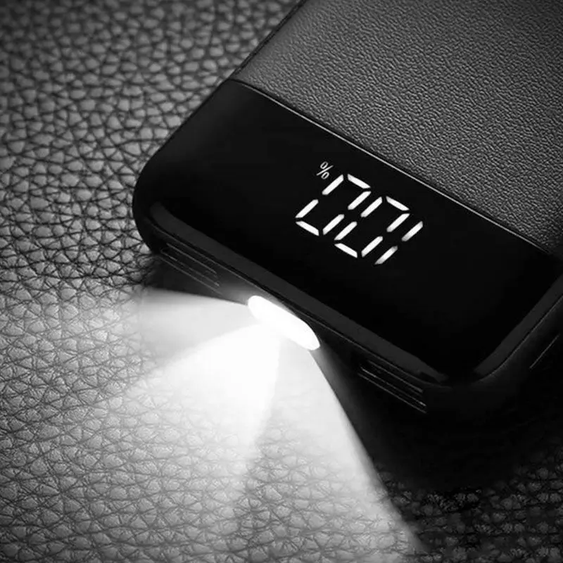 Горячее предложение-портативное зарядное устройство power Bank 8000mAh Внешняя батарея с входным портом 2A, ЖК-дисплей, usb зарядными портами для iPhone, iPad, samsung G
