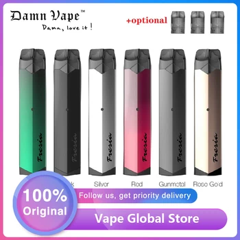 

Original Damn Vape Fresia Refillable Pod kit with 450mAh Battery & 2ml Fresia Cartridge & Great MTL E-cig Vaping Kit VS Vinci X