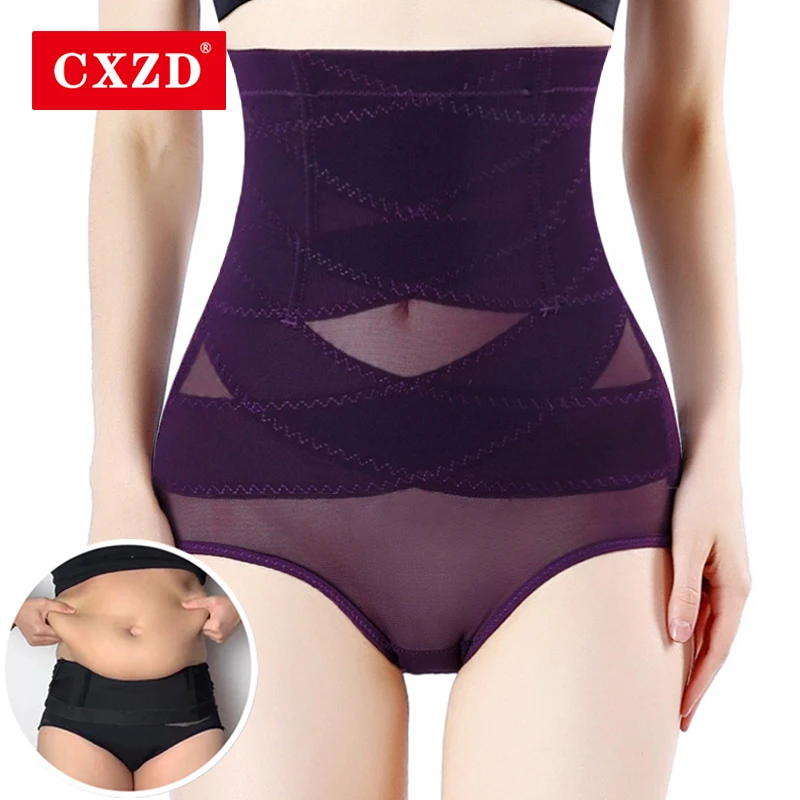 

CXZD Seamless Women Shapers High Waist Trainer Shaper Tummy Control Panties Hip Butt Lifter Control Knickers Pants Breathable