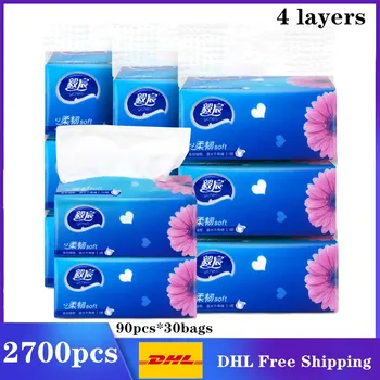 

1700 pcs DHL Free Shipping Soft Paper Napkin Nature Clean Party Supplies Disposable bamboo Dinner Paper Tissues High Quality