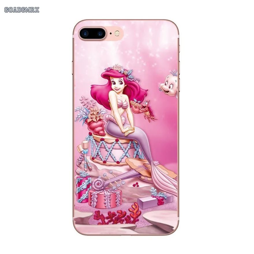 image 2 Мягкий прозрачный чехол Милая Русалочка для Xiaomi mi 4I 4C mi x 2S Max Red mi S2 2 3 3S 4 16G 5 Plus 6 Pro 32G 4A 5A 6A 4X - Цвет: image 2