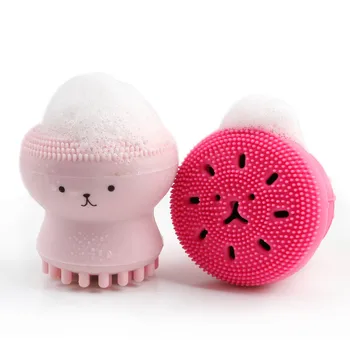 

Facial Cleansing Brush Makeup Tool Double-Headed Jellyfish Small Octopus Facial Cleansing Brush Sponge Face Washing Product Spot