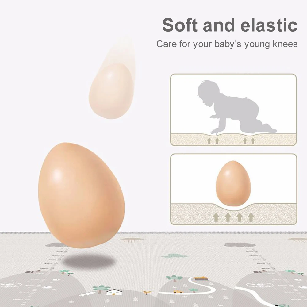 200x180x1cm Waterproof Non-slip Kids Baby Game Crawling Mat Pad Blanket Carpet durable and comfortable
