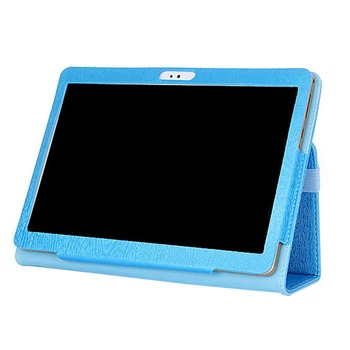 

10.1 Inch Protective Folio Leather Universal Type Tablet Case Desktop Solid Stand Cover Portable Dustproof Anti Scratch Folding