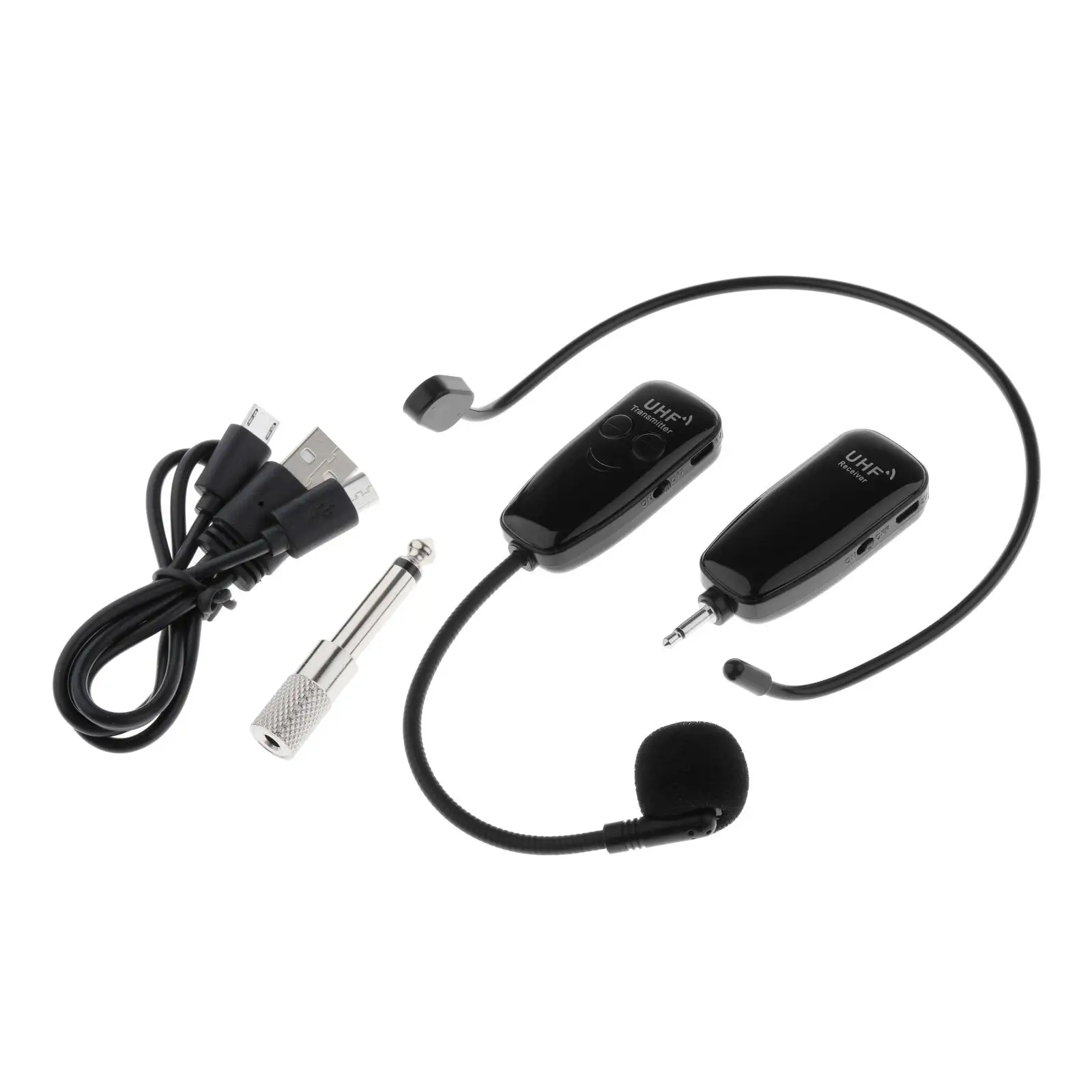 Microphone Headset System 3.5mm Plug Speakers Conference Teaching Noise Cancelling Handheld Mic Loudspeaker