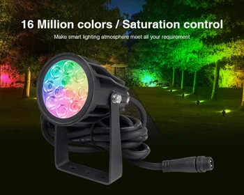 

[Seven Neon]MiLight DC24V 6W RGB+CCT LED Garden Light Outdoor Dimmable Space/Park/Road/Plant Landscape Decoration