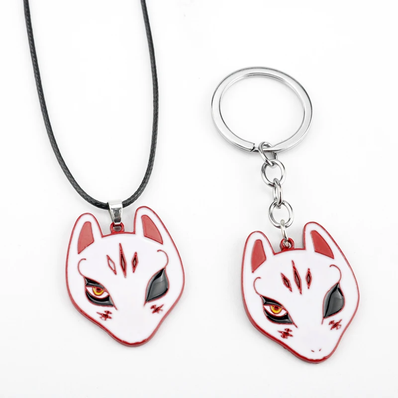 Persona 5 брелок ожерелье Take Your Heart Logo Fox Подвески в виде маски ожерелье s металлическая Очаровательная цепочка Ожерелье для мужчин и женщин ювелирные изделия