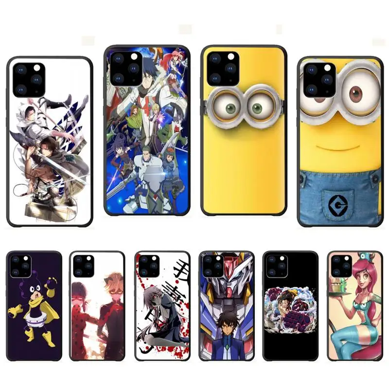 Роскошный чехол с рисунком Livai Attack On Titan для Iphone 11 PRO MAX X XS XR 4S 5S 6S 7 8 PLUS SE 2020 |