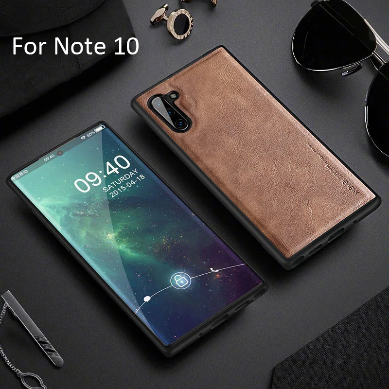 X-Level винтажный Чехол для samsung Galaxy Note 10 Plus Ретро X уровень Матовый кожаный защитный чехол