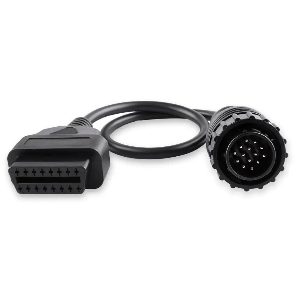 Hohe Qualität Für Mercedes FÜR BENZ Sprinter 14pin Zu 16Pin auto Diagnose kabel 14 Pin Zu OBDII OBD2 OBD II ODB 2 16 Pin Adapter-in Auto-Diagnose-Kabel und Steckverbinder aus Kraftfahrzeuge und Motorräder bei