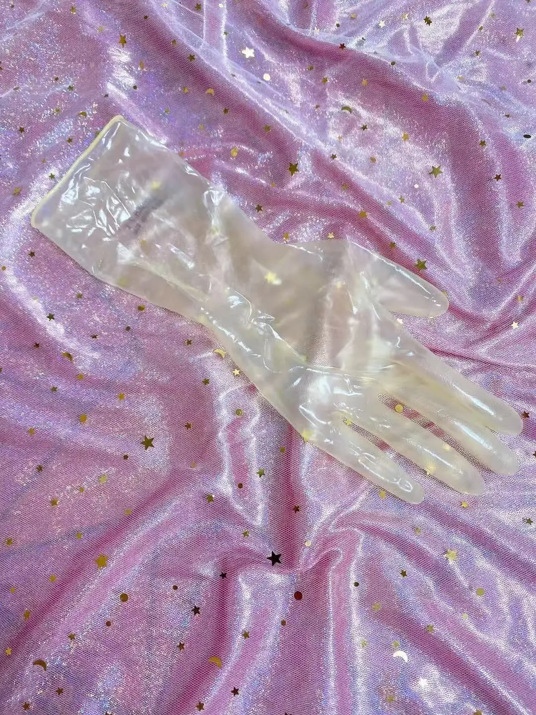 Oiled Shiny Transparent Super Thin Latex Zentai Gloves Male To Female Sheer Cosplay Kigurumi Fetish Gloves cosplay gloves latex gloves
