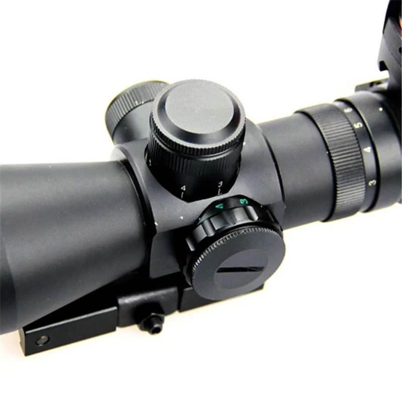 3-9X42E HD107R оптический прицел на винтовку для охоты и ружья охотничьи прицелы 1 дюймов оптический прицел тактический стрельба Crosshair