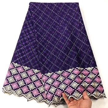 

Voile Lace In Switzerland High Quality Embroidery African Dry 100% Cotton Lace Fabric Fashion African Swiss Lace Fabric RV-124