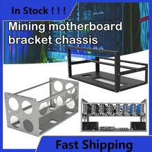 Empilhável aberto equipamento de mineração quadro mineração eth/etc/zec ether acessórios toolsfor 6/8/10/12 gpu crypto coin bitcoin rack só novo
