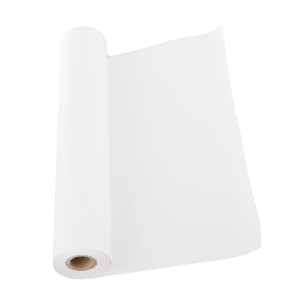 10m/Roll White Kraft Arts and Crafts Paper Roll, Coloring & Drawing Supplies,