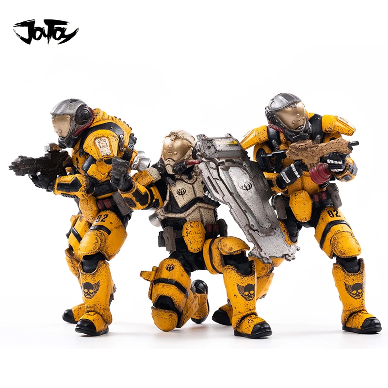 

JOYTOY 1/18 3.75inch Action Figure (3PCS/SET) 02nd Legion Interstellar Trooper Anime Collection Model Toy For Gift Free Shipping
