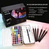 WATERCOLOR PAINTING SET: 50 COLORS, WATERBRUSH, SPONGE AND PALETTE INCLUDED