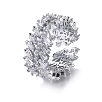 

Bettyue Fascinating Design Three Color Choice Adjustable Ring High Quality Cubic Zircon For Women Charming Jewelry In Dinner