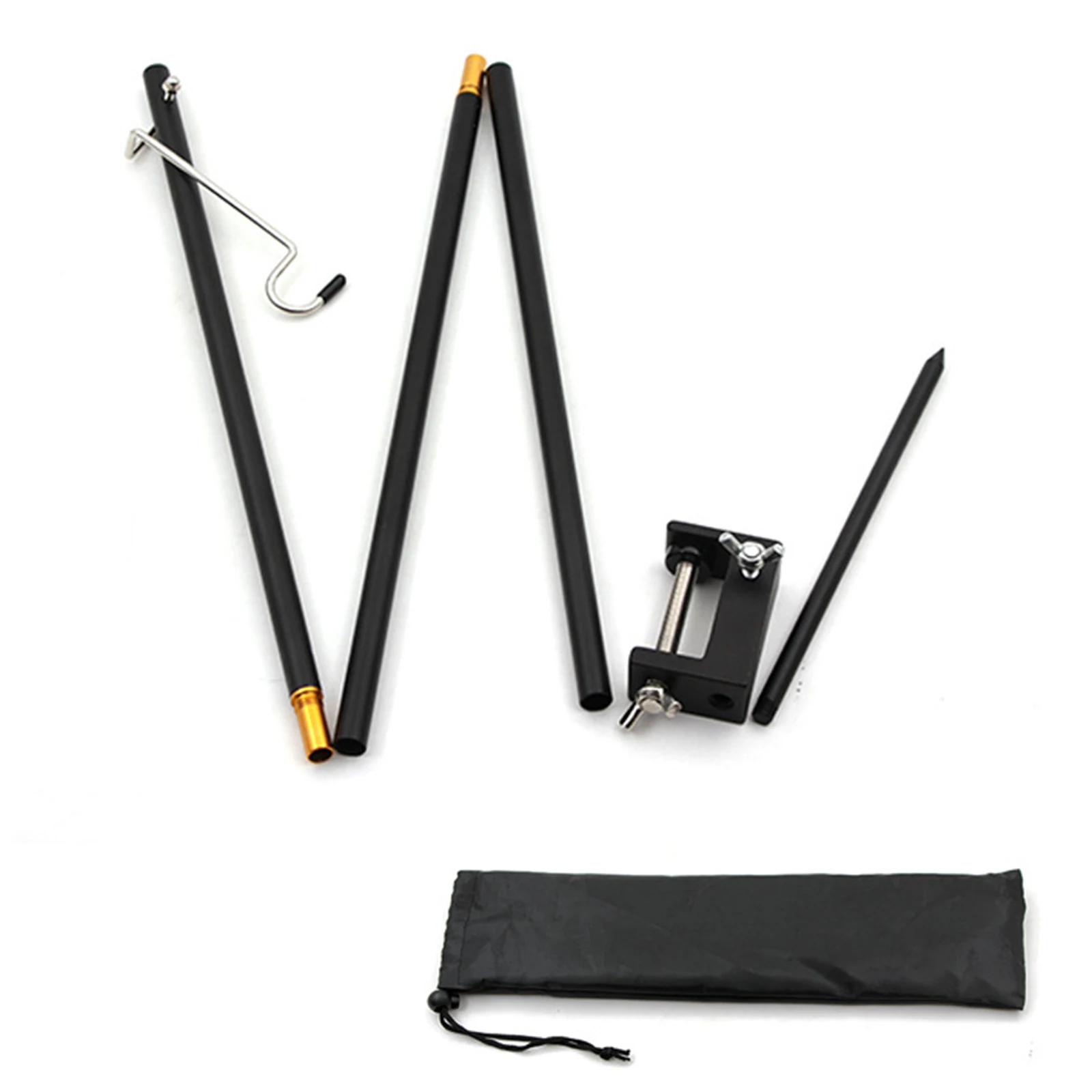 Detachable Collapsible Lantern Stand Lamp Camping Lamp Bracket Lamp Light Holder Stand Portable