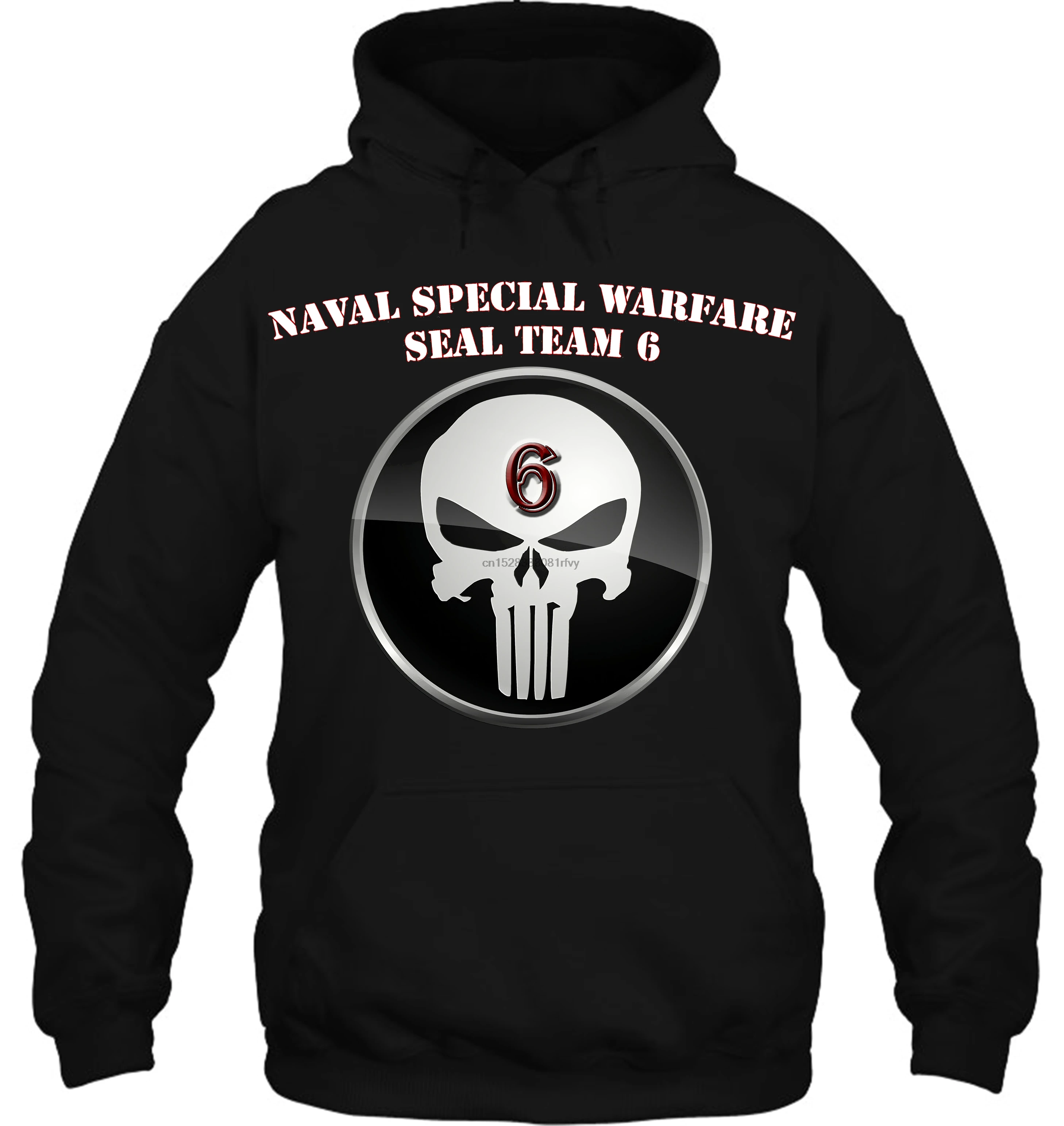 Мужская толстовка новая команда SEAL SIX 6 черная Размер S до 3XLFashion slim s женская уличная одежда