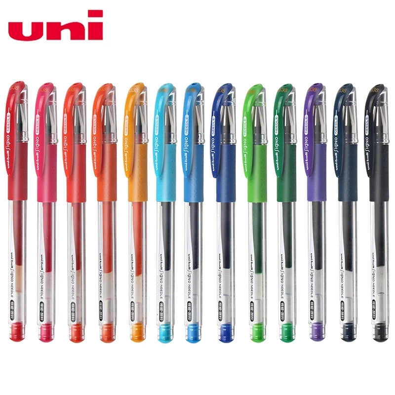 

4 Pcs/Lot Uni Ball UM-151 Gel Pen 0.38 Exam Office Student Water Pen Quick-drying Ball Needle Sign Smooth Writing