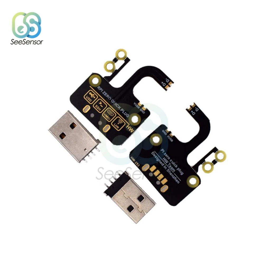 Usb type-A Разъем Micro USB к type-A USB адаптер плата расширения для Raspberry Pi Zero/Zero W/Zero WH