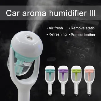 

12V Car air freshener oil diffuser Car Steam Air Humidifier Aroma Diffuser Mini Air Purifier Diffuser Mist Maker Fogger