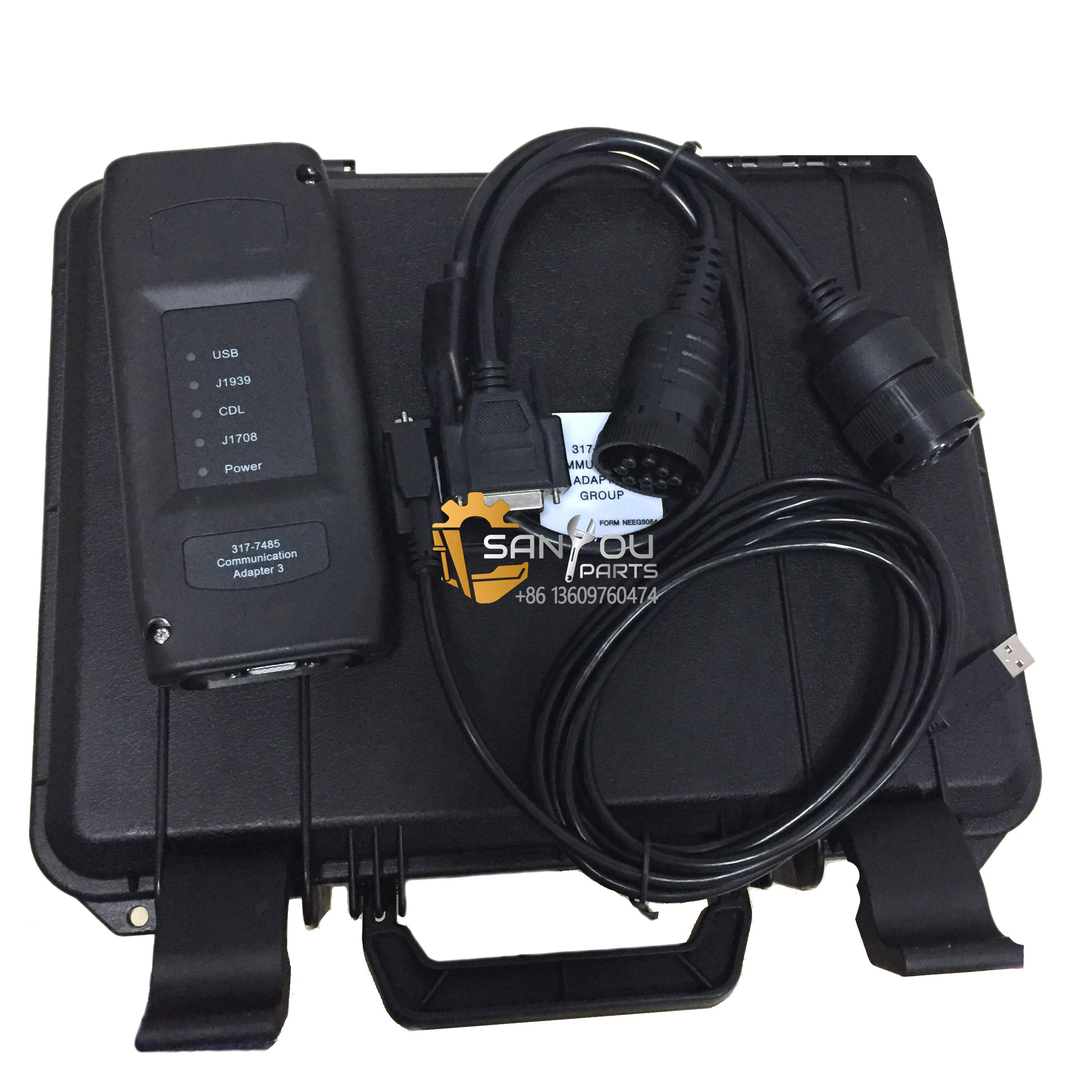 Nuova versione 2024 ET4 478-0235/ET3 317-7485 adattatore per la comunicazione dello strumento diagnostico dell'escavatore del camion del gatto con spedizione gratua  34