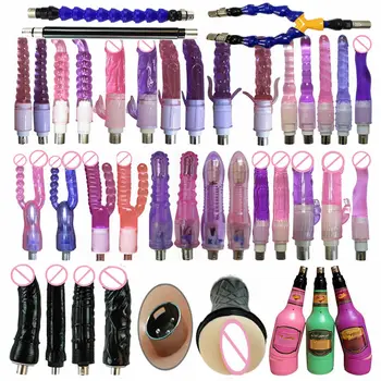 28 Types Sex Machine Attachments Dildos Accessories For 3XLR Machine With Big Jelly Dildo Anal Bead Plug Male Masturbation Cup 1