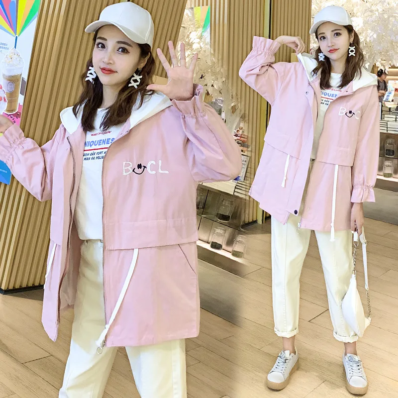 

Shanghai New Europe Sang 2020 Autumn And Winter Large Size WOMEN'S Jacket Baseball Uniform