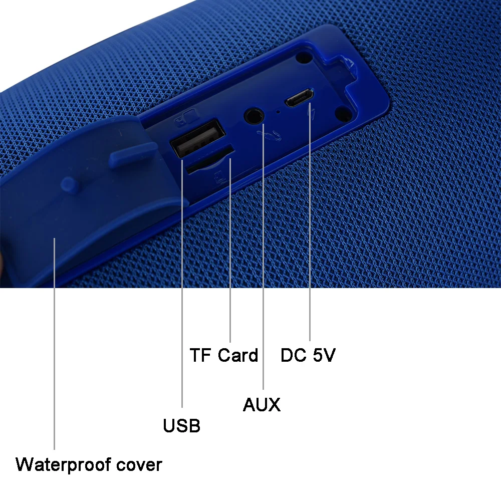 30 Вт беспроводной Bluetooth динамик Портативный Колонка бум Открытый водонепроницаемый громкоговоритель аудио сабвуфер Поддержка FM радио TF USB