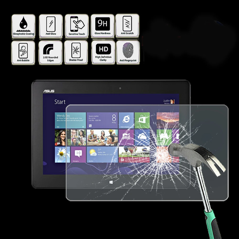 Protector de pantalla de vidrio templado para tableta, película protectora para pantalla ASUS VivoTab Smart ME400 ME400C ME400CL