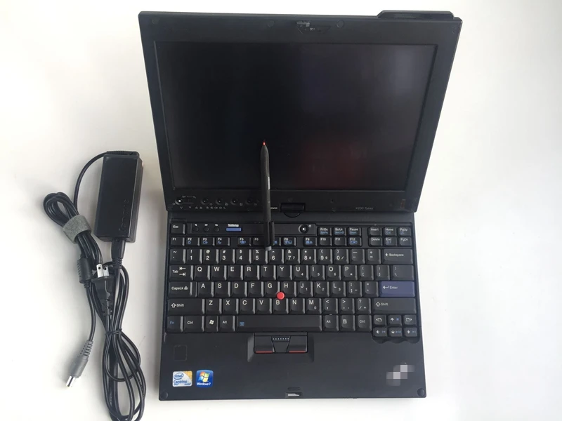 Б/у ноутбук для автомобиля диагностический для lenovo thinkpad x200t сенсорный экран б/у компьютер Лучшая цена с батареей