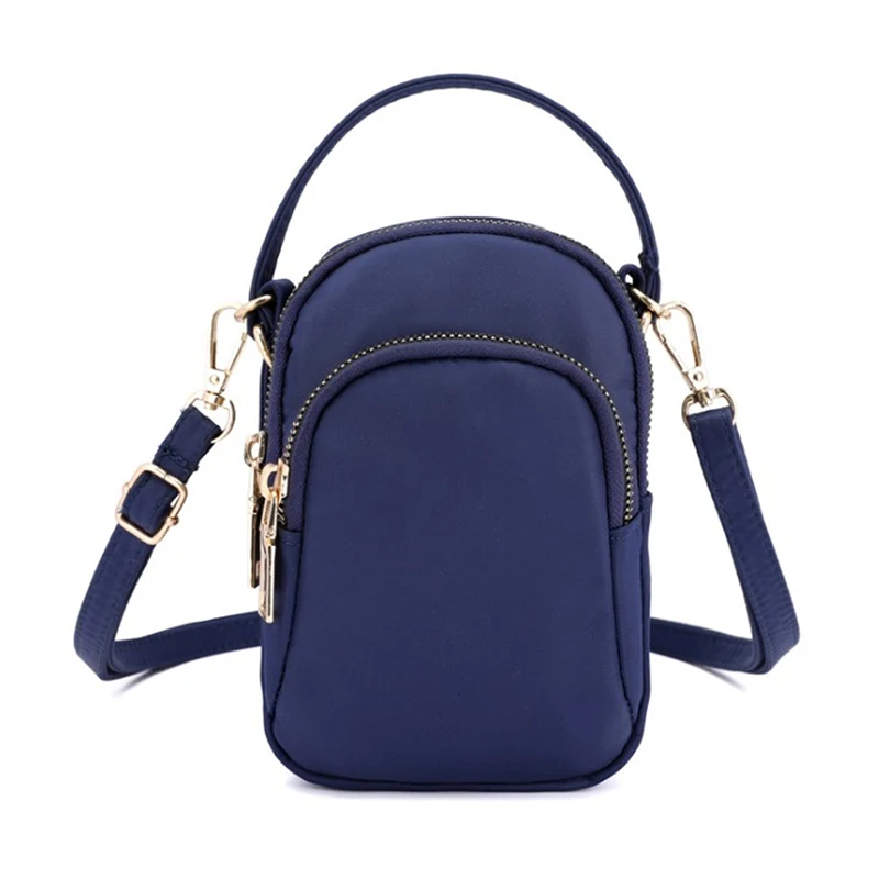 dark blue Сумки для женщин новая сумка через плечо модная сумочка для телефона кошелек Оксфорд женская маленькая сумочка через плечо - Цвет: dark blue