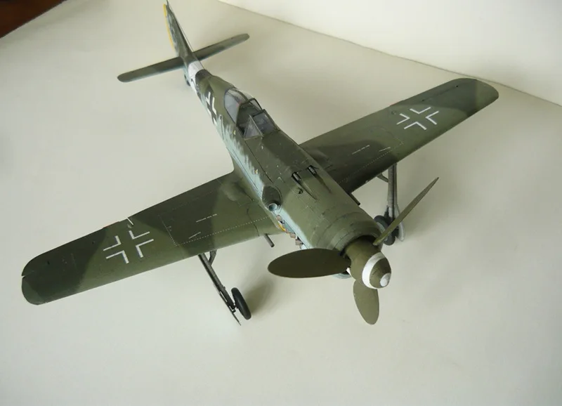 1:33, немецкий FW 190, D-9, истребитель, 3D бумажная модель, ручная работа, сделай сам, военный Вентилятор, подарок, авиация, самолет, модель 27x34x9 см